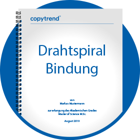 Drahtpiral-Bindung